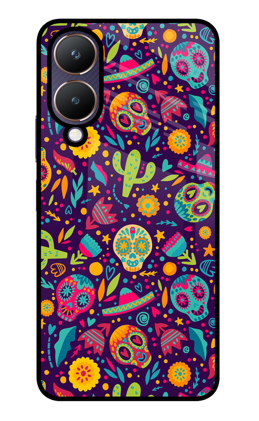 Mexican Design Vivo Y28 5G Glass Case