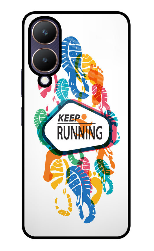 Keep Running Vivo Y28 5G Glass Case