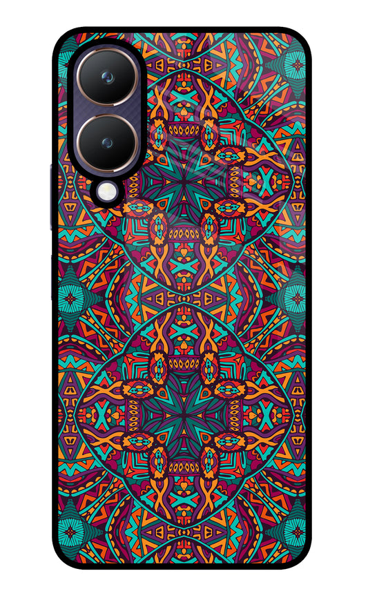 Colour Mandala Vivo Y28 5G Glass Case