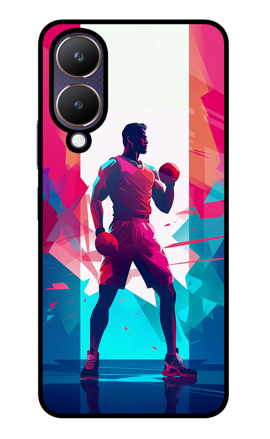 Champion Fighter (AI Generated) Vivo Y28 5G Glass Case