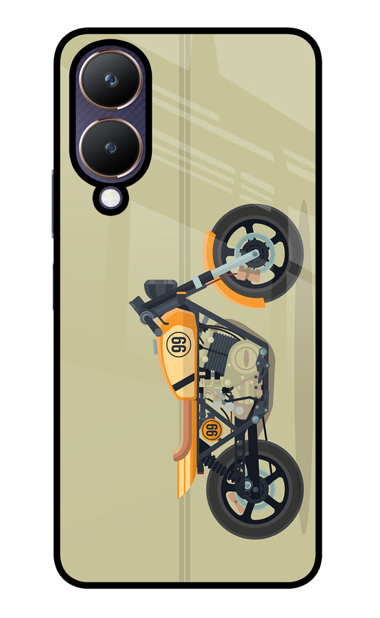 Vertical Speedster Vivo Y28 5G Glass Case
