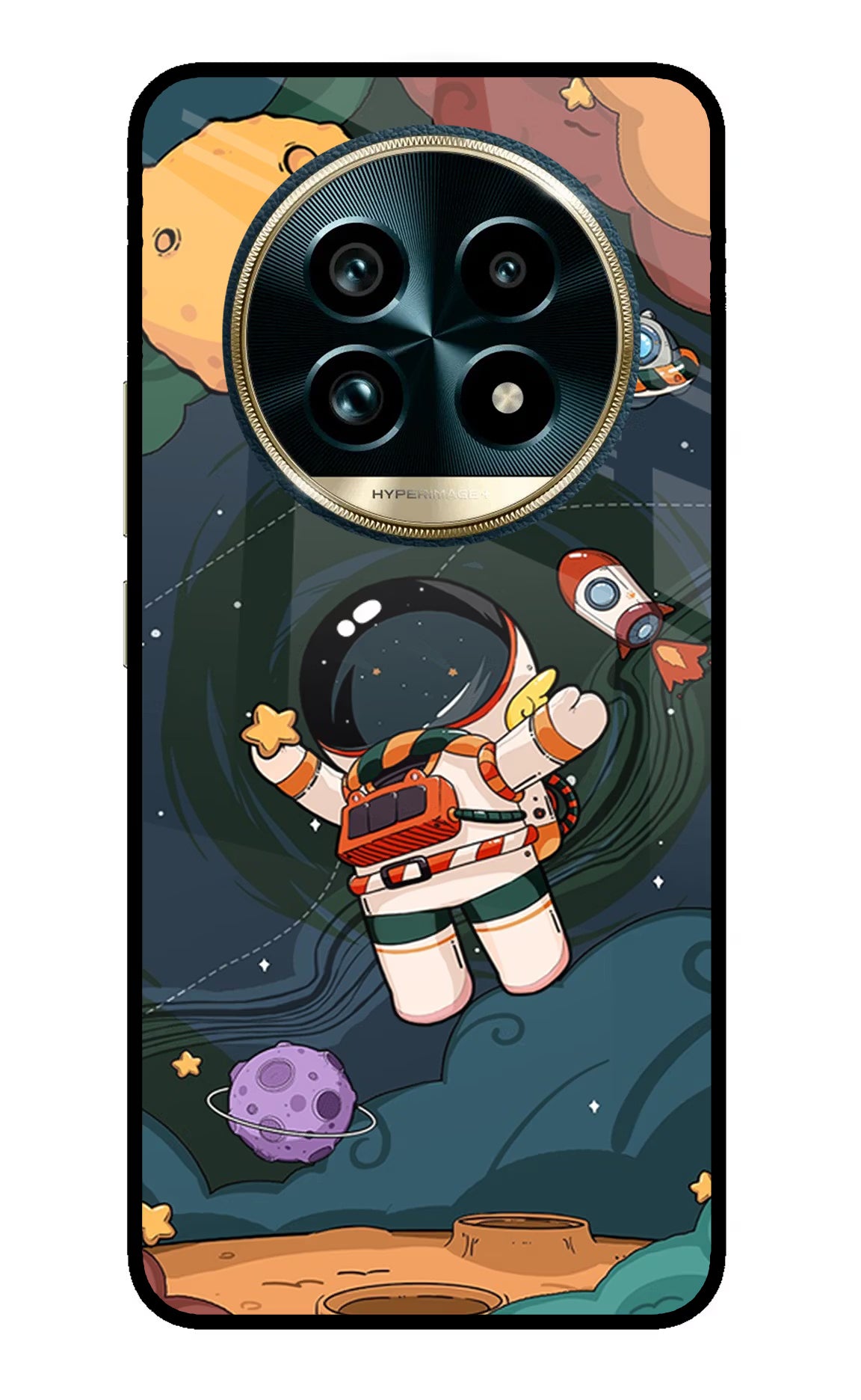 Cartoon Astronaut Case for Realme 13 Pro+ 5G by Casekaro