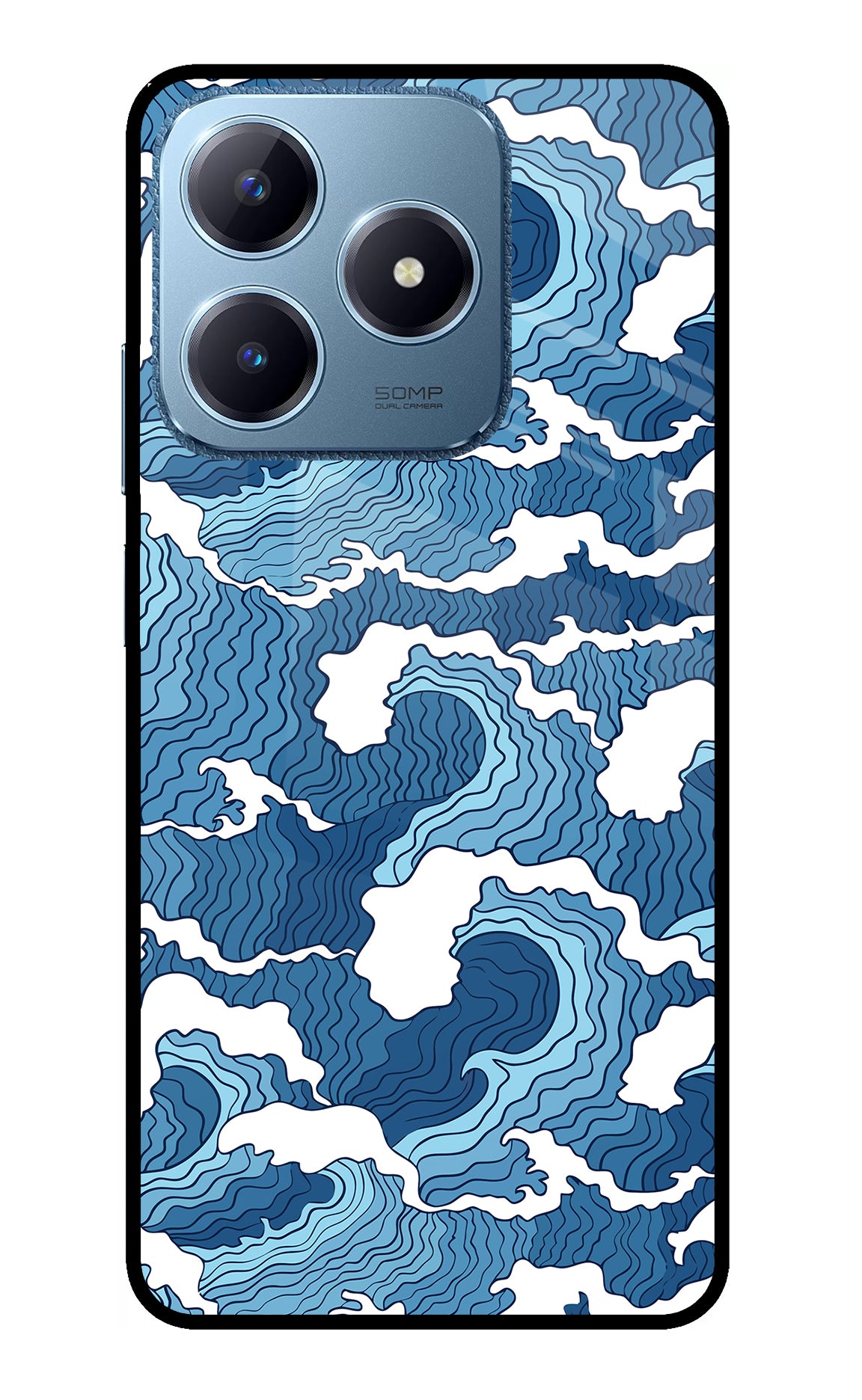 Blue Waves Case for Realme C63