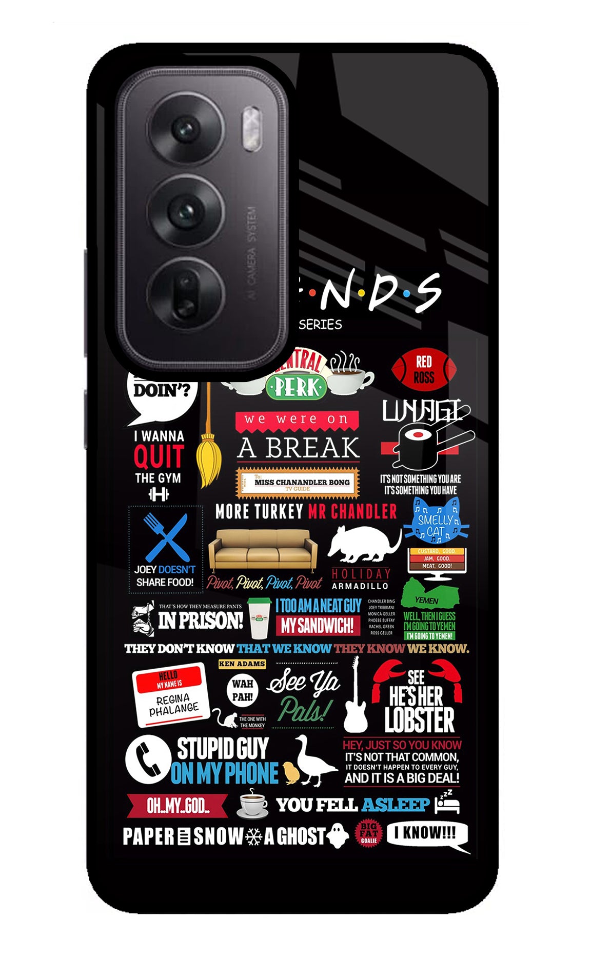 FRIENDS Case for Oppo Reno12 5G