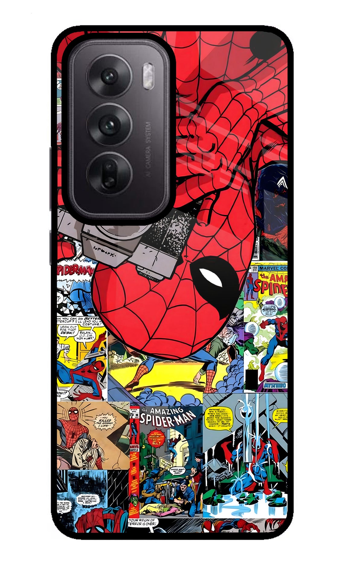 Spider Man Case for Oppo Reno12 5G