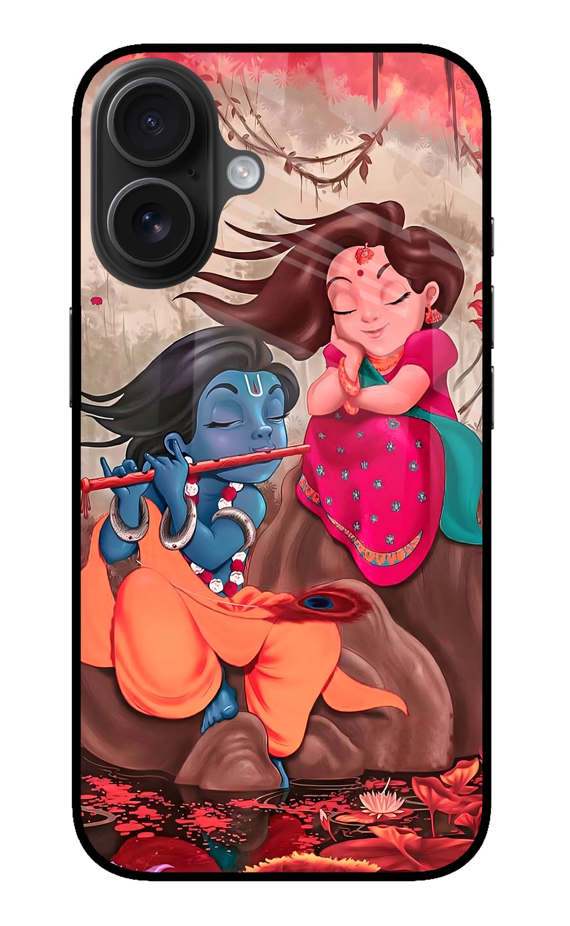 Radhe Krishna Case for iPhone 16