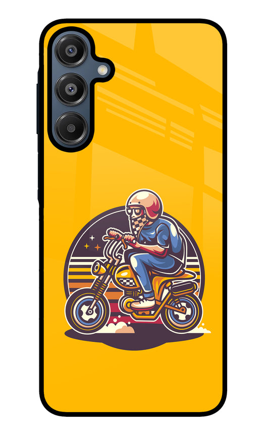 Sunset Racer Samsung A16 5G Glass Case