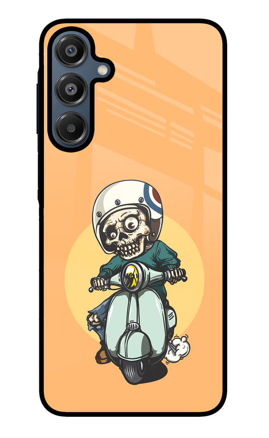 Undead Biker Samsung A16 5G Glass Case