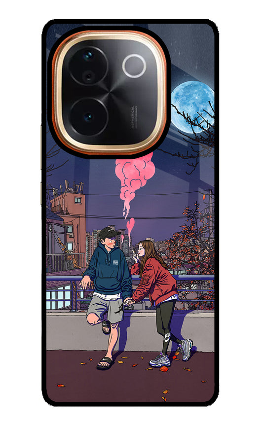 Chilling Couple IQOO Z9S Pro 5G Glass Case