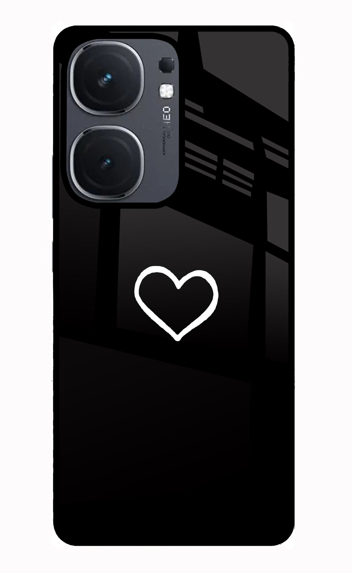 Heart IQOO Neo9 Pro Glass Case