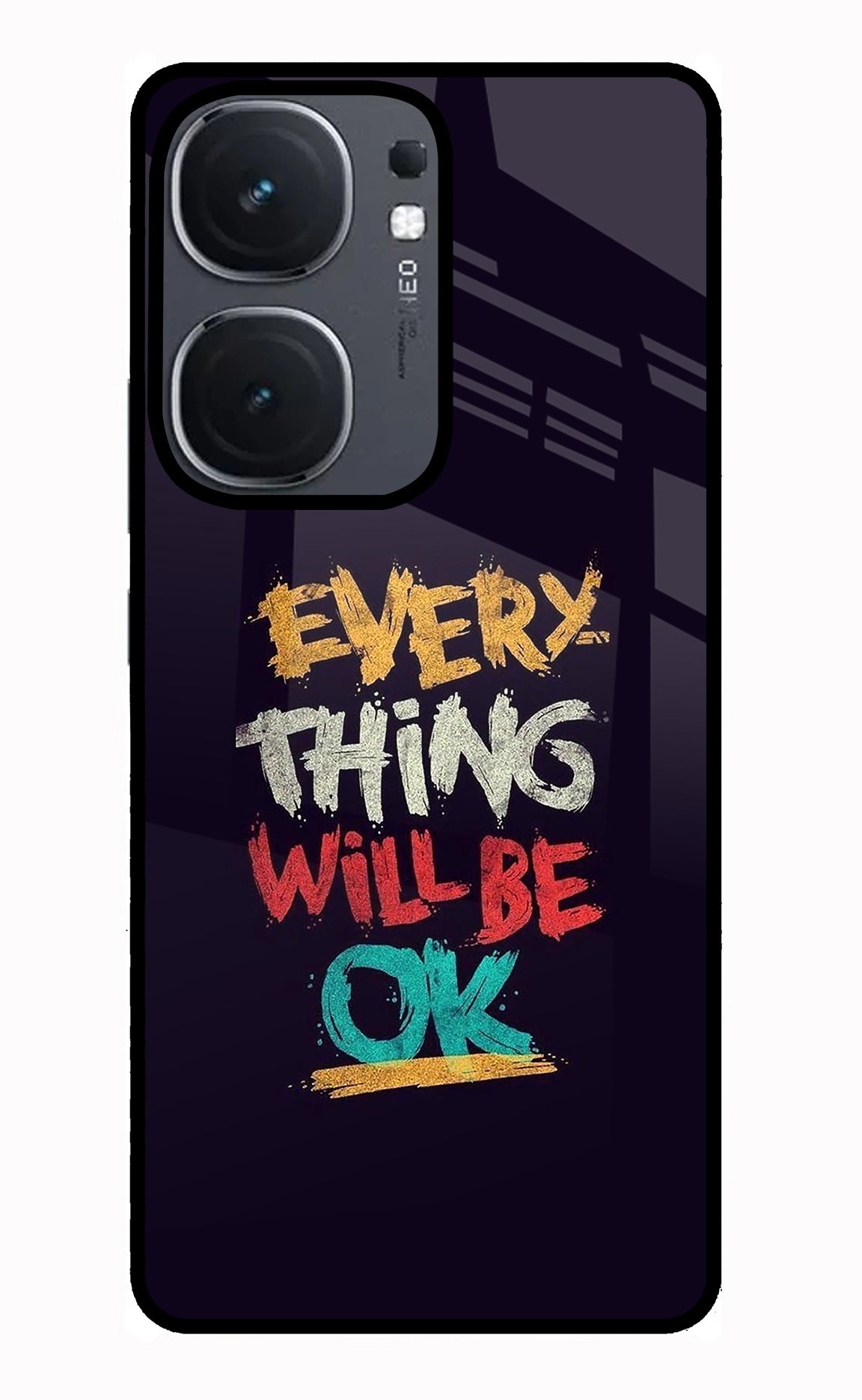 Everything Will Be Ok IQOO Neo9 Pro Glass Case