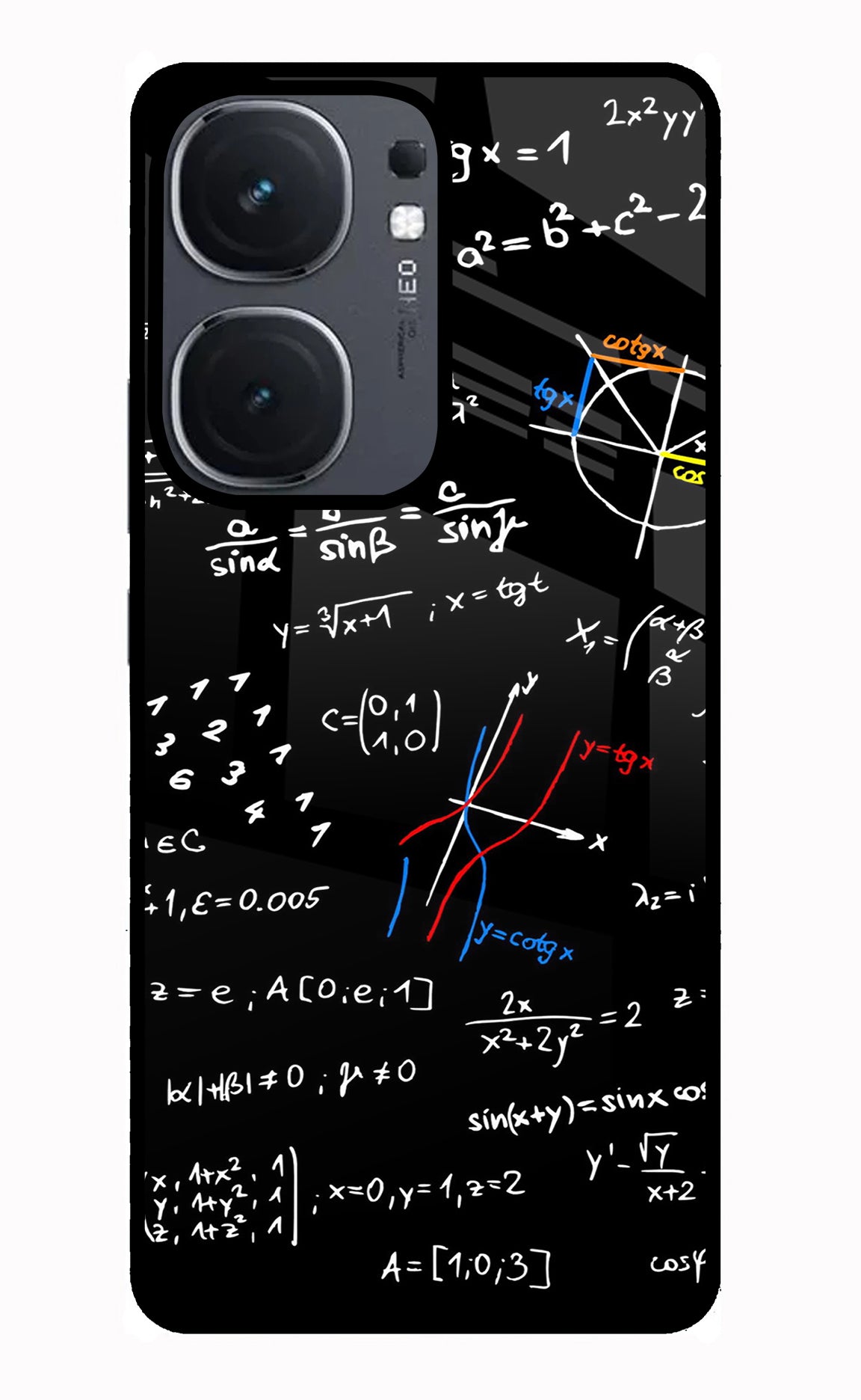Mathematics Formula IQOO Neo9 Pro Glass Case