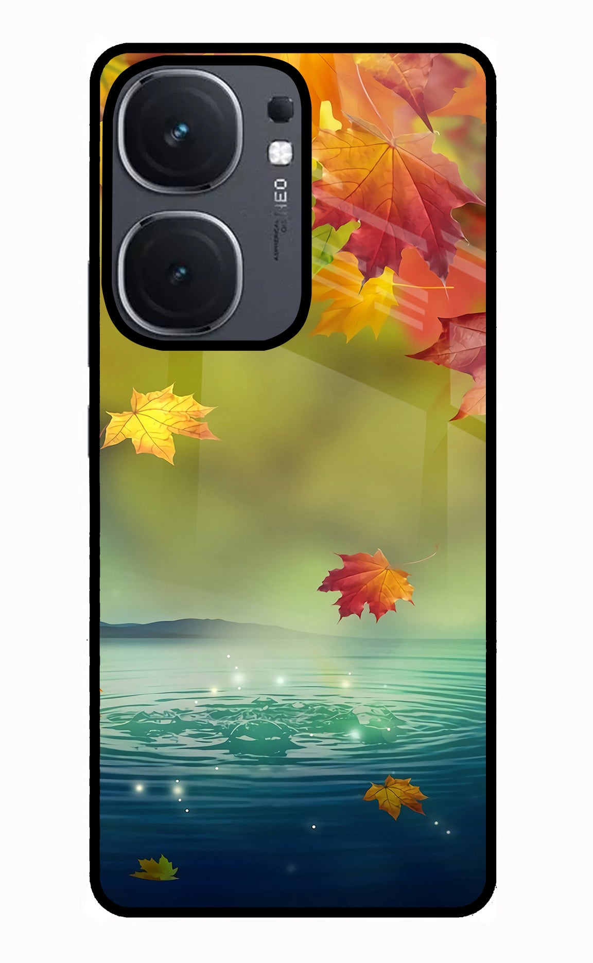 Flowers IQOO Neo9 Pro Glass Case
