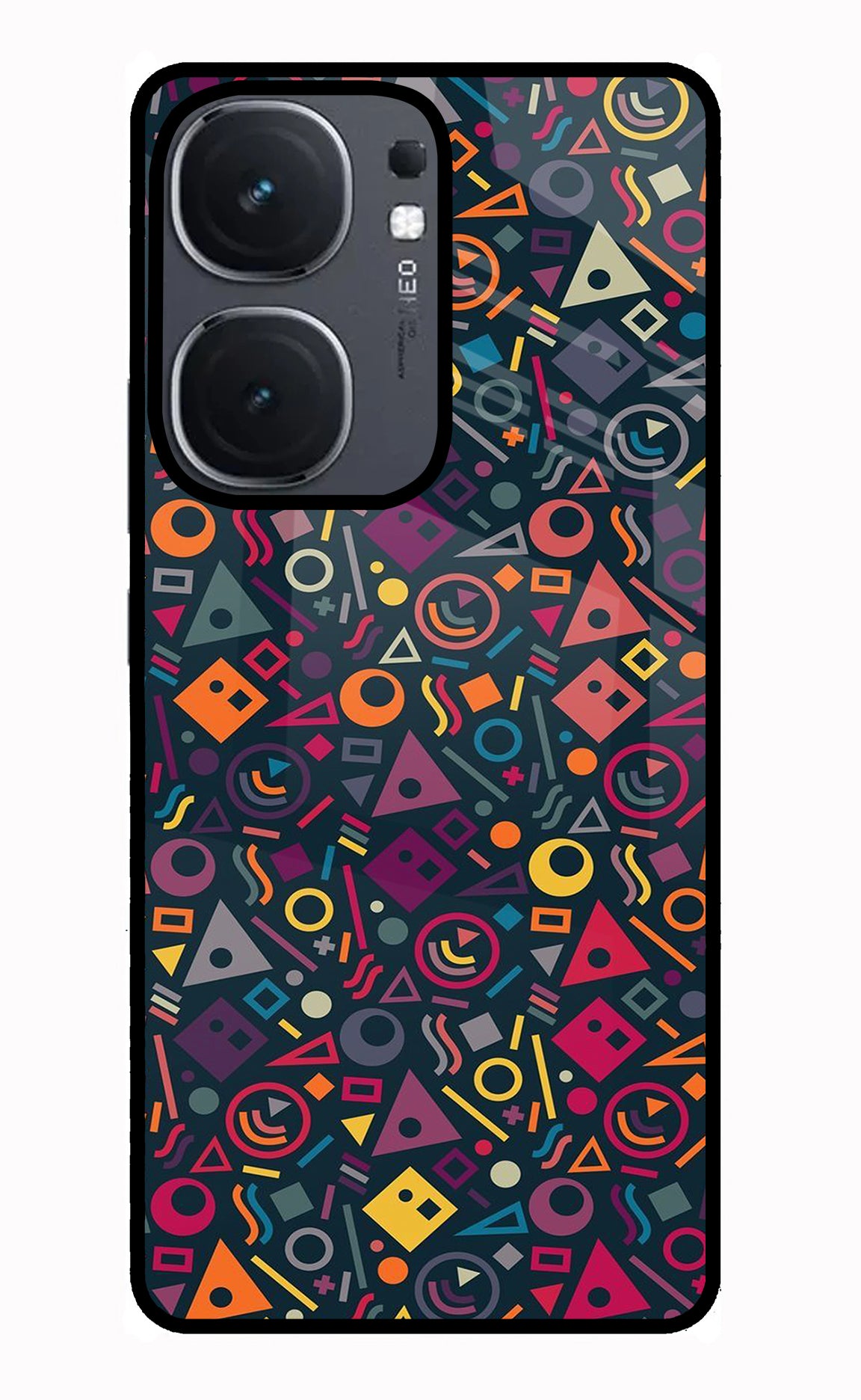 Geometric Abstract IQOO Neo9 Pro Glass Case