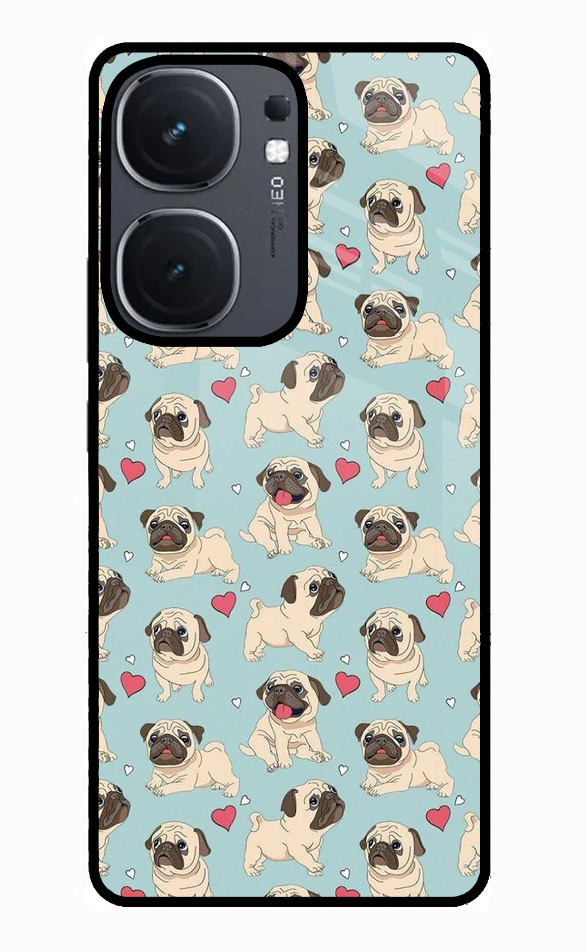 Pug Dog IQOO Neo9 Pro Glass Case
