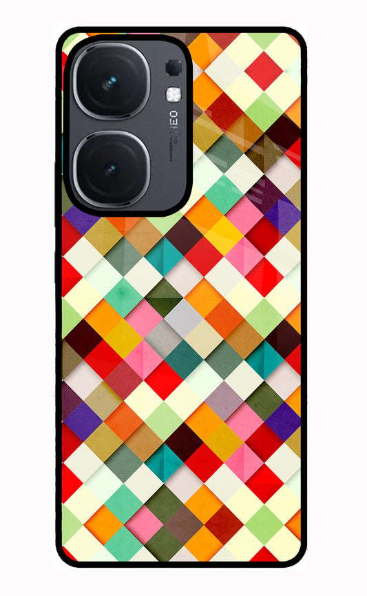 Geometric Abstract Colorful IQOO Neo9 Pro Glass Case