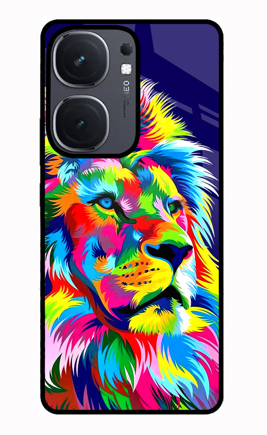 Vector Art Lion IQOO Neo9 Pro Glass Case