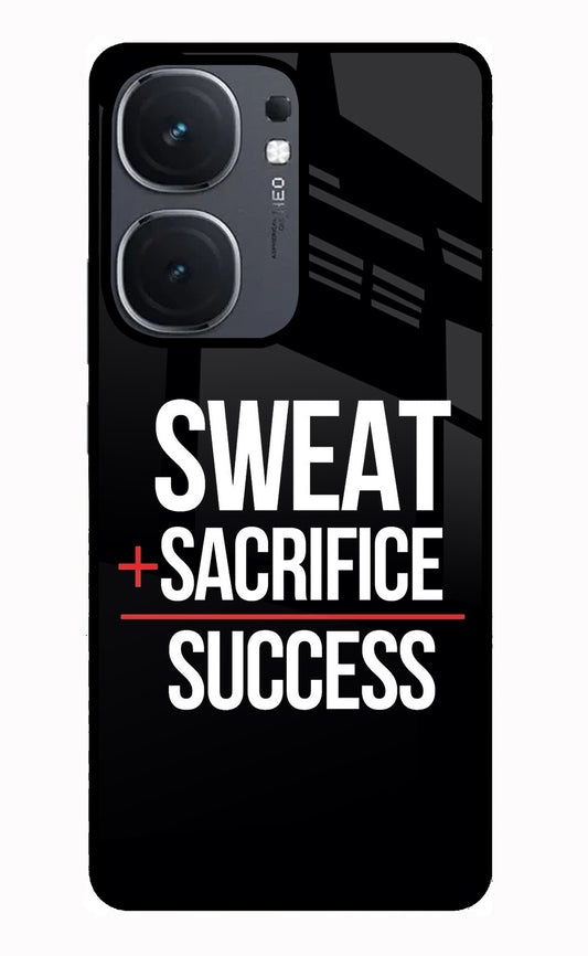 Sweat Sacrifice Success IQOO Neo9 Pro Glass Case
