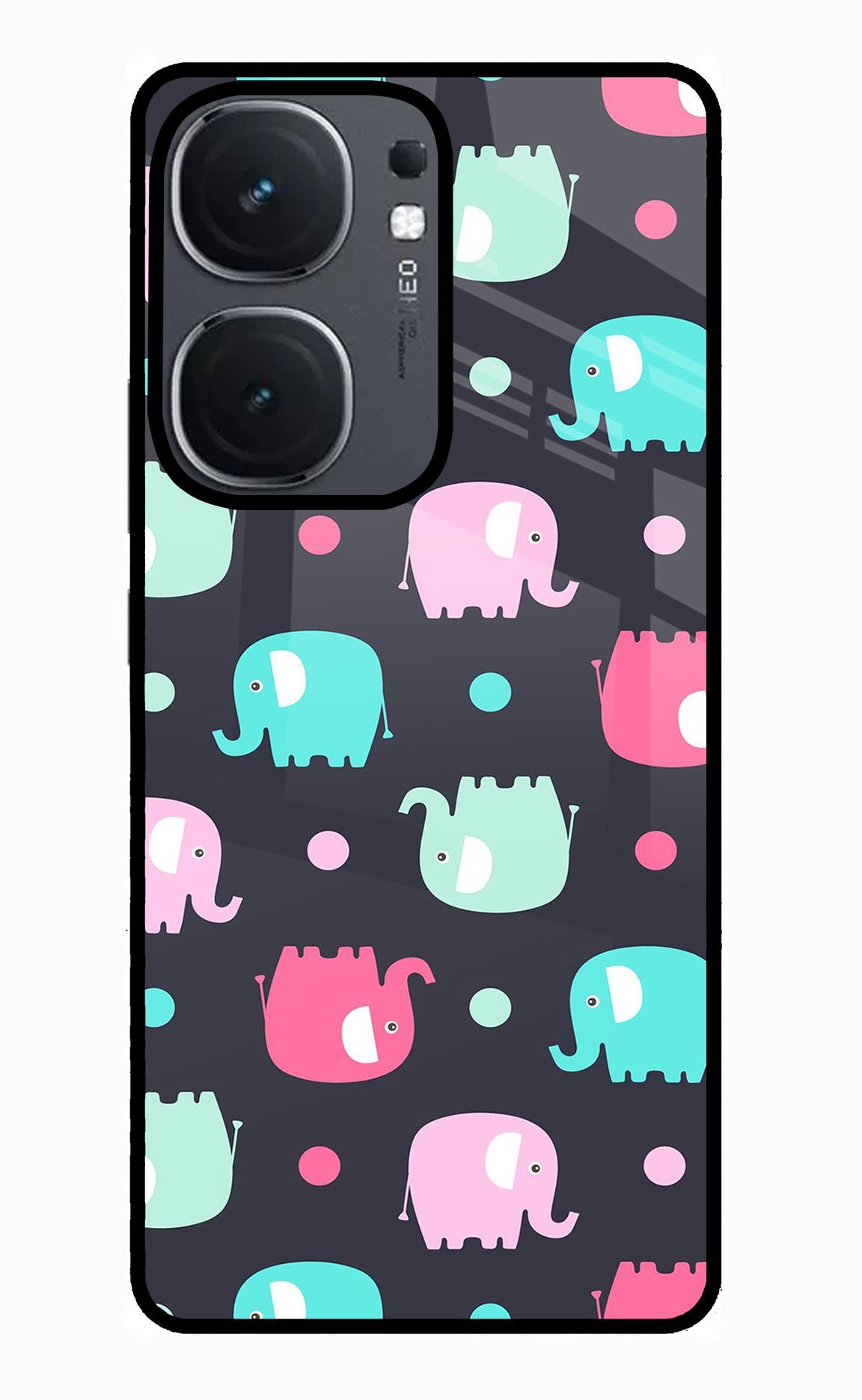 Elephants IQOO Neo9 Pro Glass Case