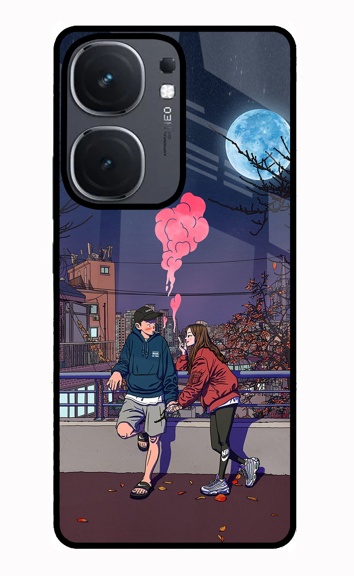 Chilling Couple IQOO Neo9 Pro Glass Case