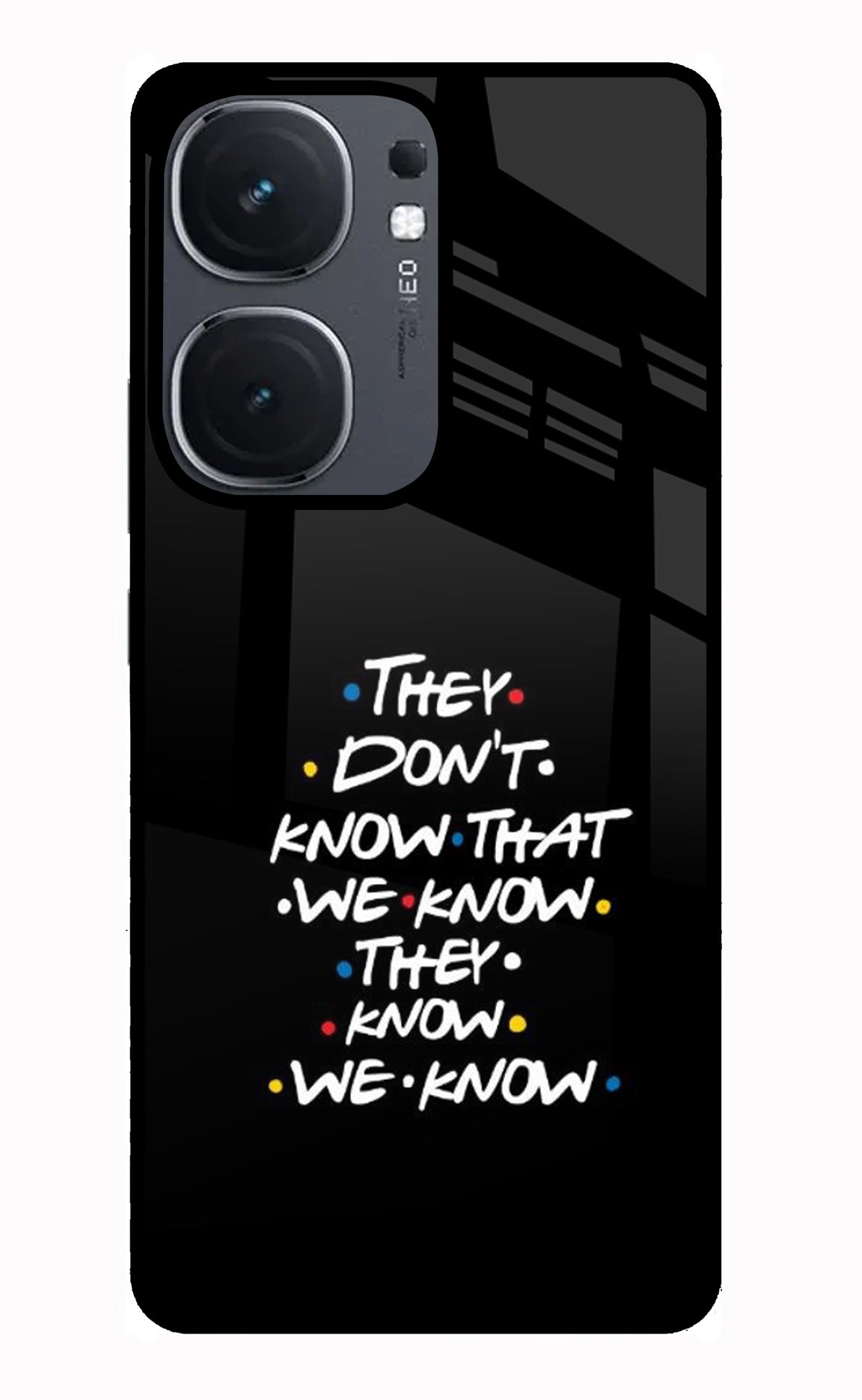 FRIENDS Dialogue IQOO Neo9 Pro Glass Case