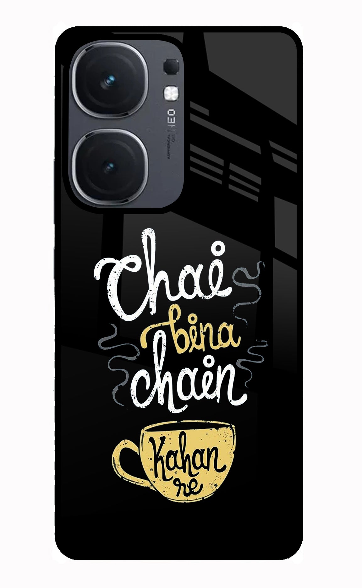 Chai Bina Chain Kaha Re IQOO Neo9 Pro Glass Case