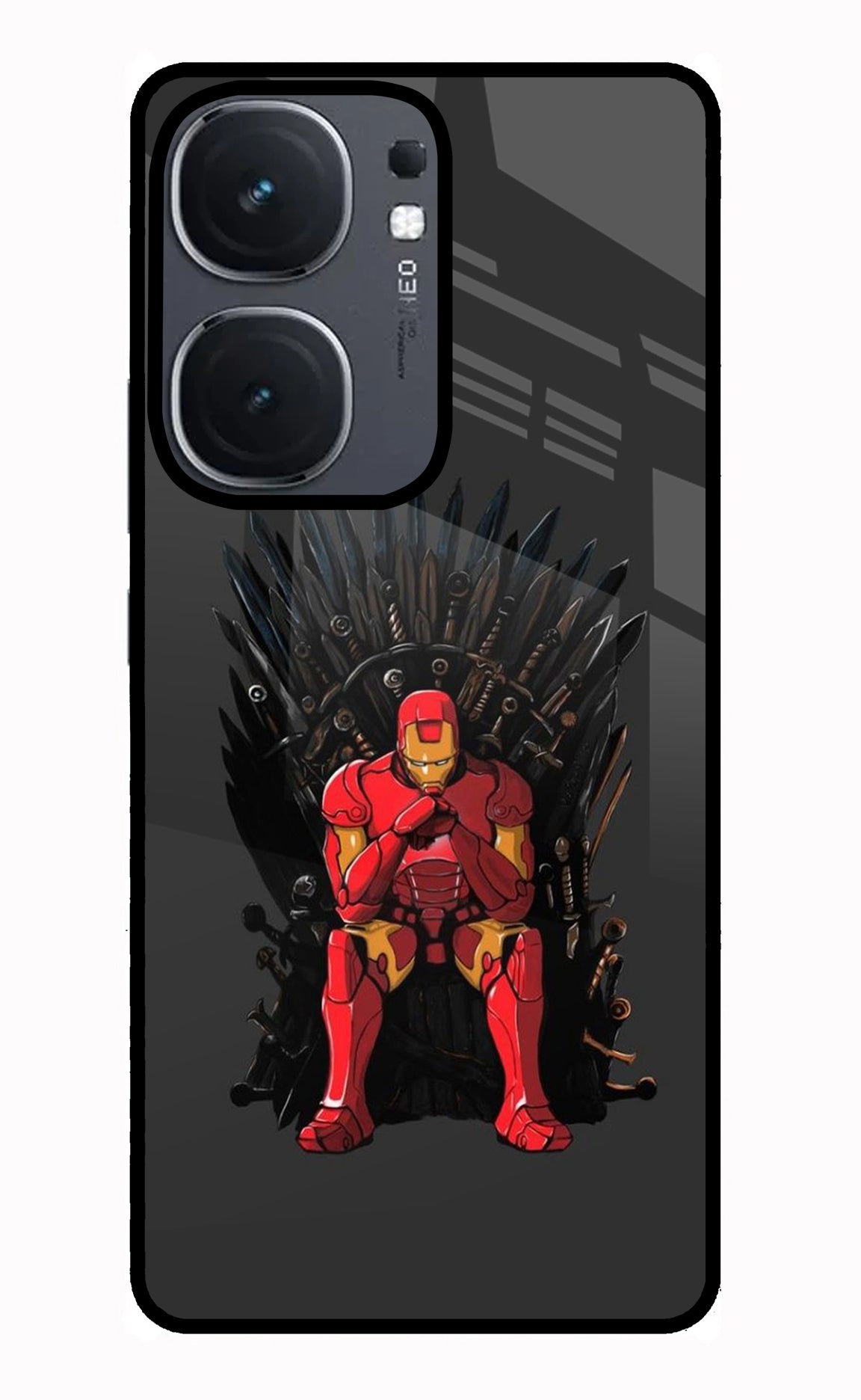 Ironman Throne IQOO Neo9 Pro Glass Case