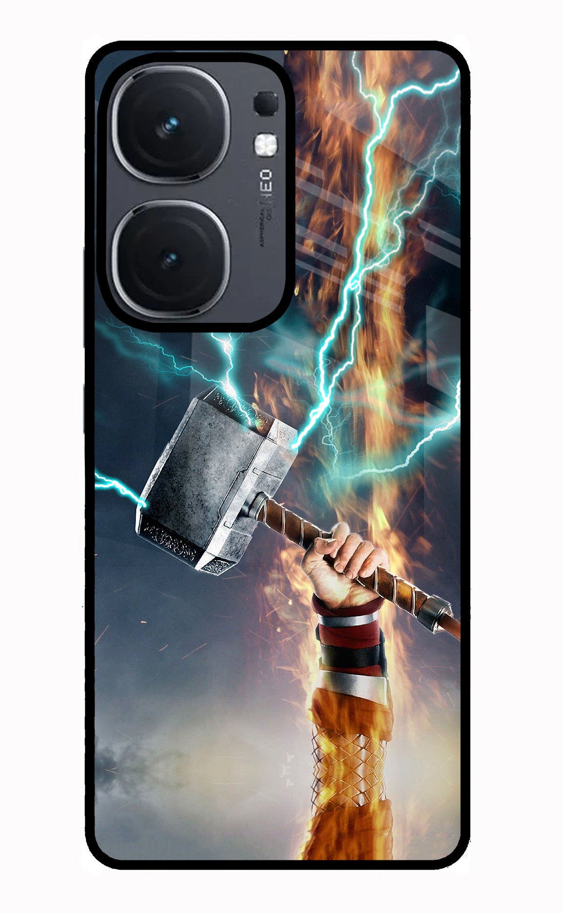Thor Hammer Mjolnir IQOO Neo9 Pro Glass Case
