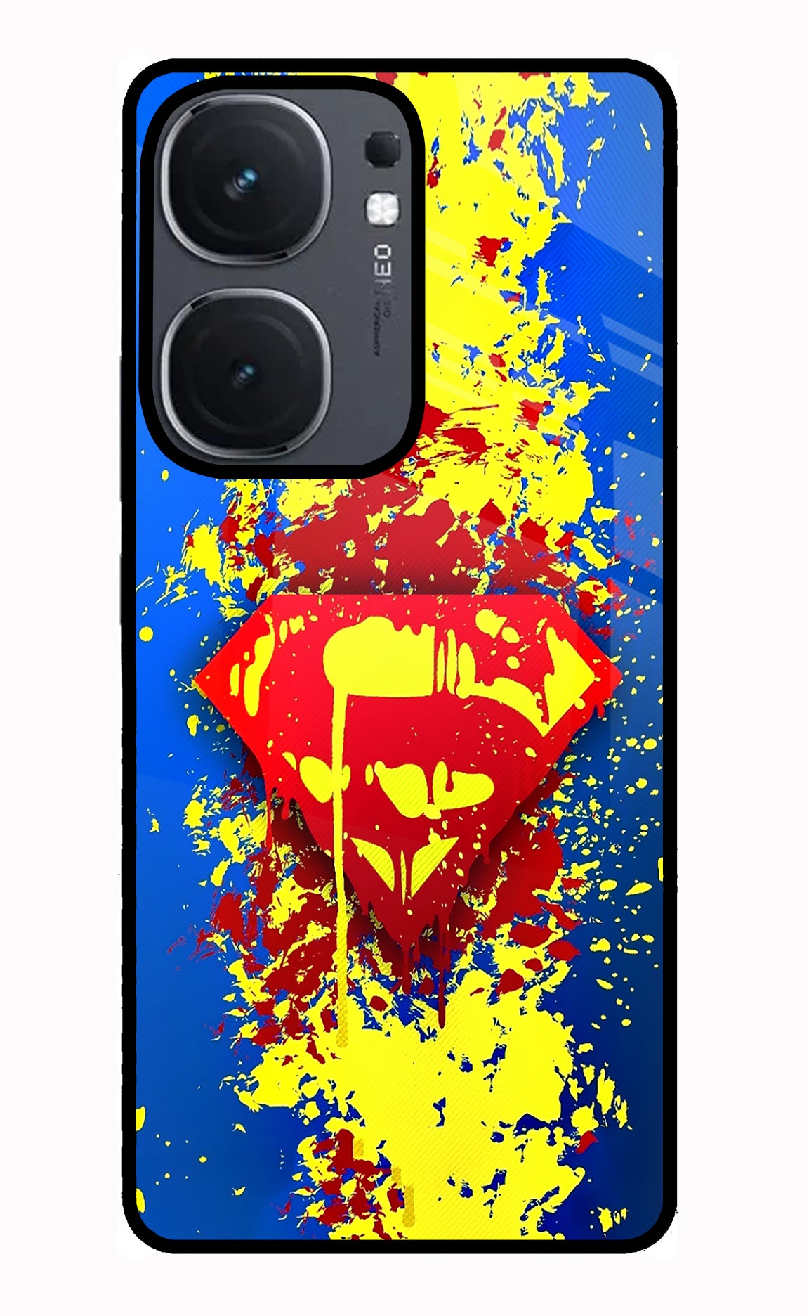 Superman logo IQOO Neo9 Pro Glass Case