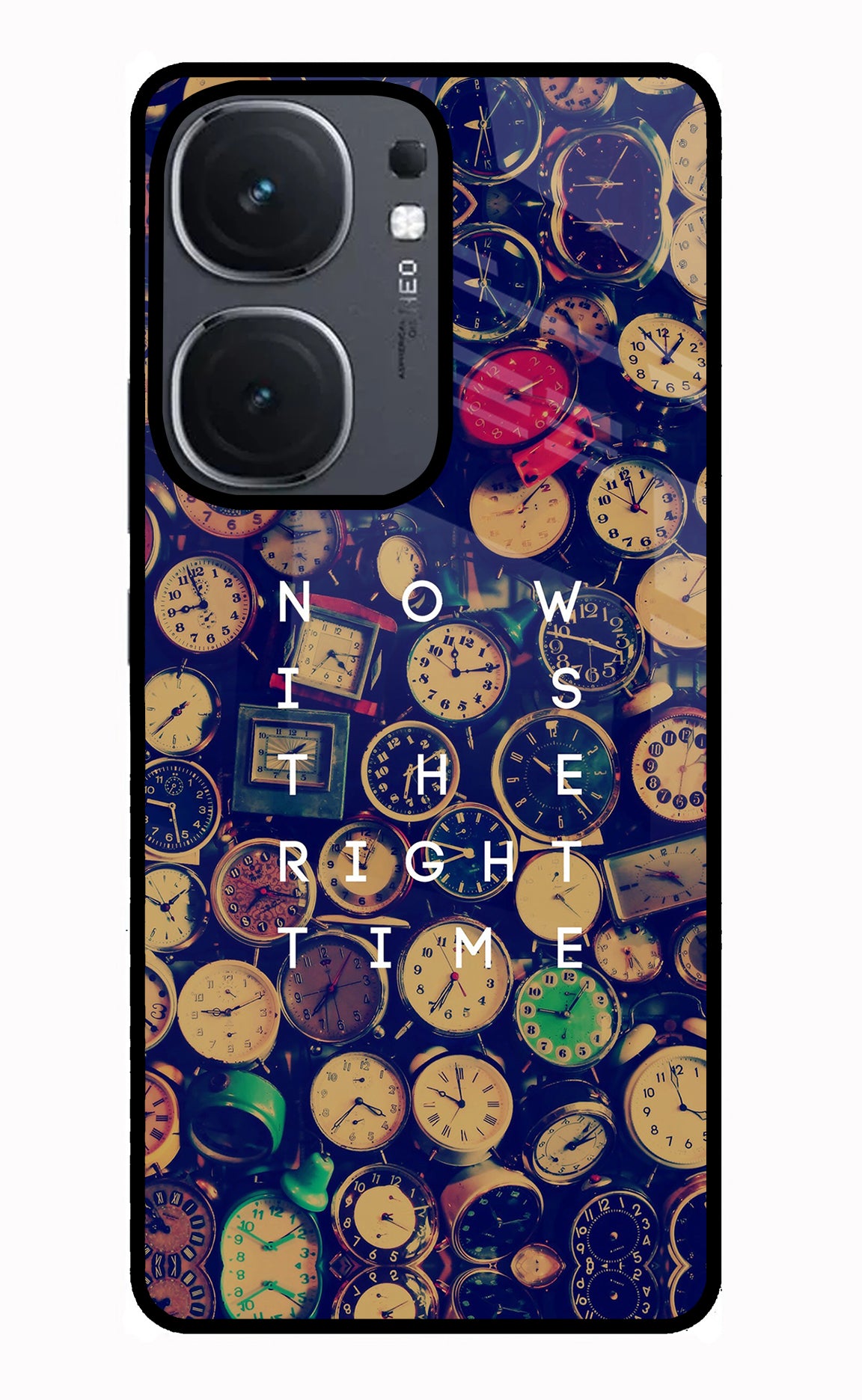Now is the Right Time Quote IQOO Neo9 Pro Glass Case