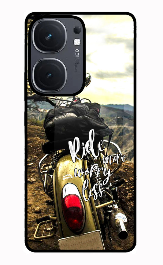 Ride More Worry Less IQOO Neo9 Pro Glass Case