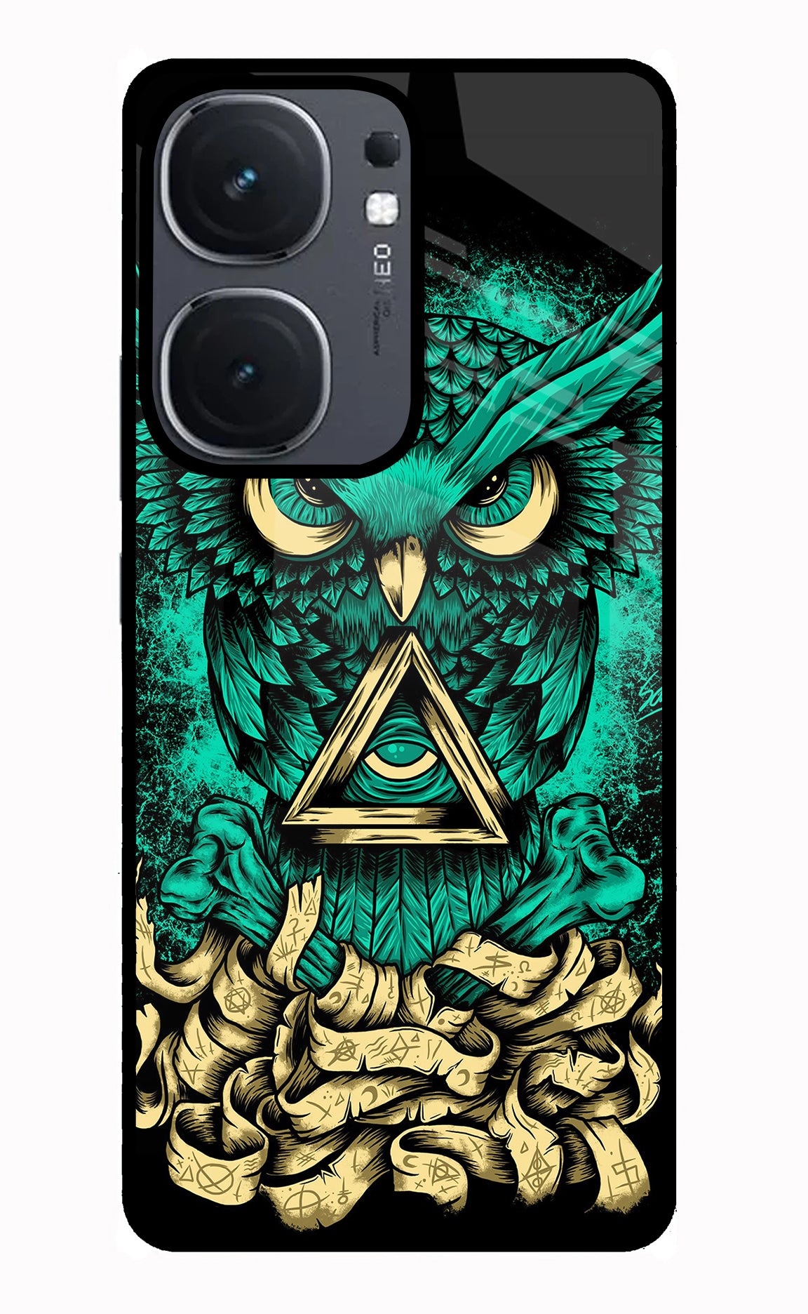 Green Owl IQOO Neo9 Pro Glass Case