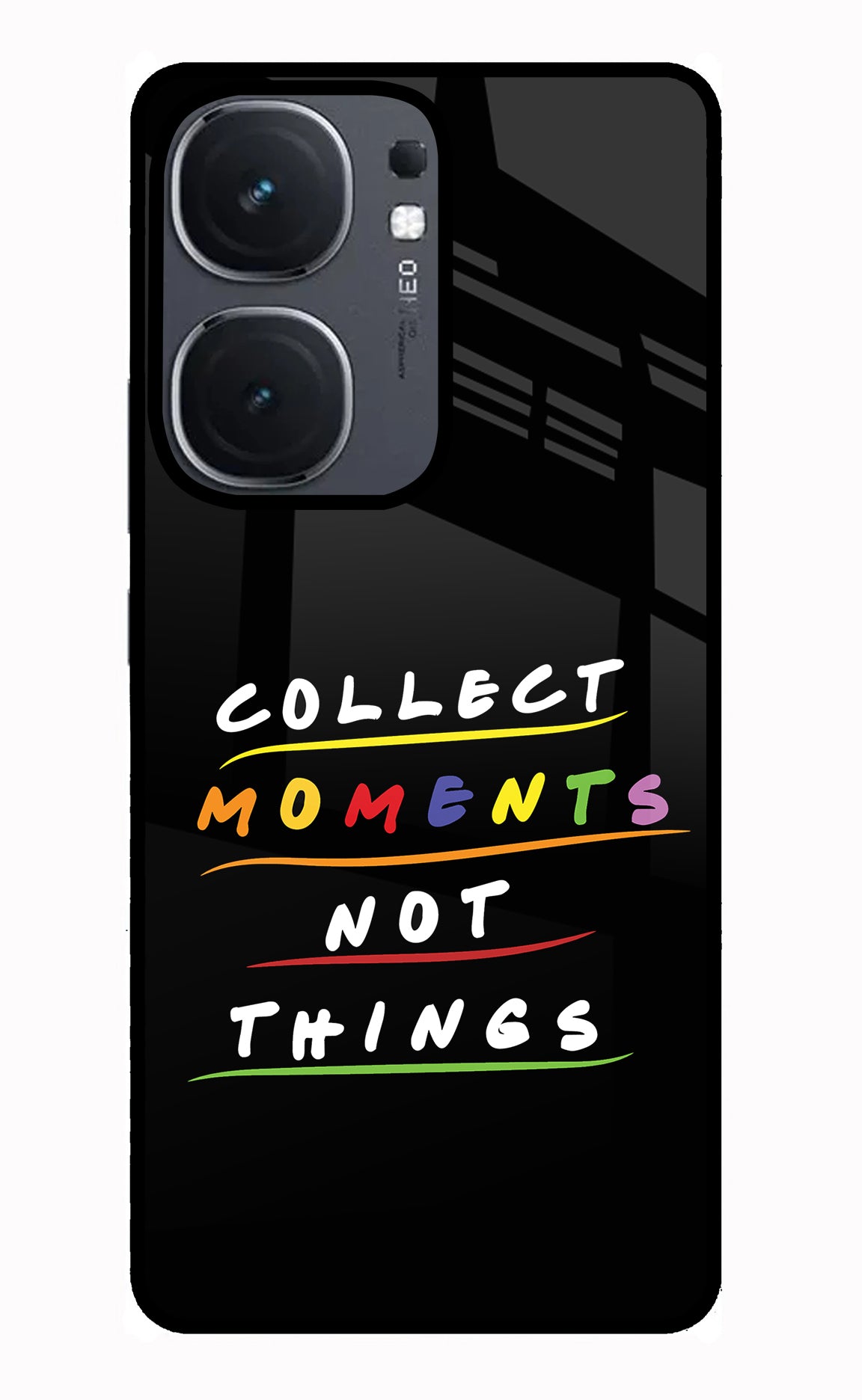 Collect Moments Not Things IQOO Neo9 Pro Glass Case