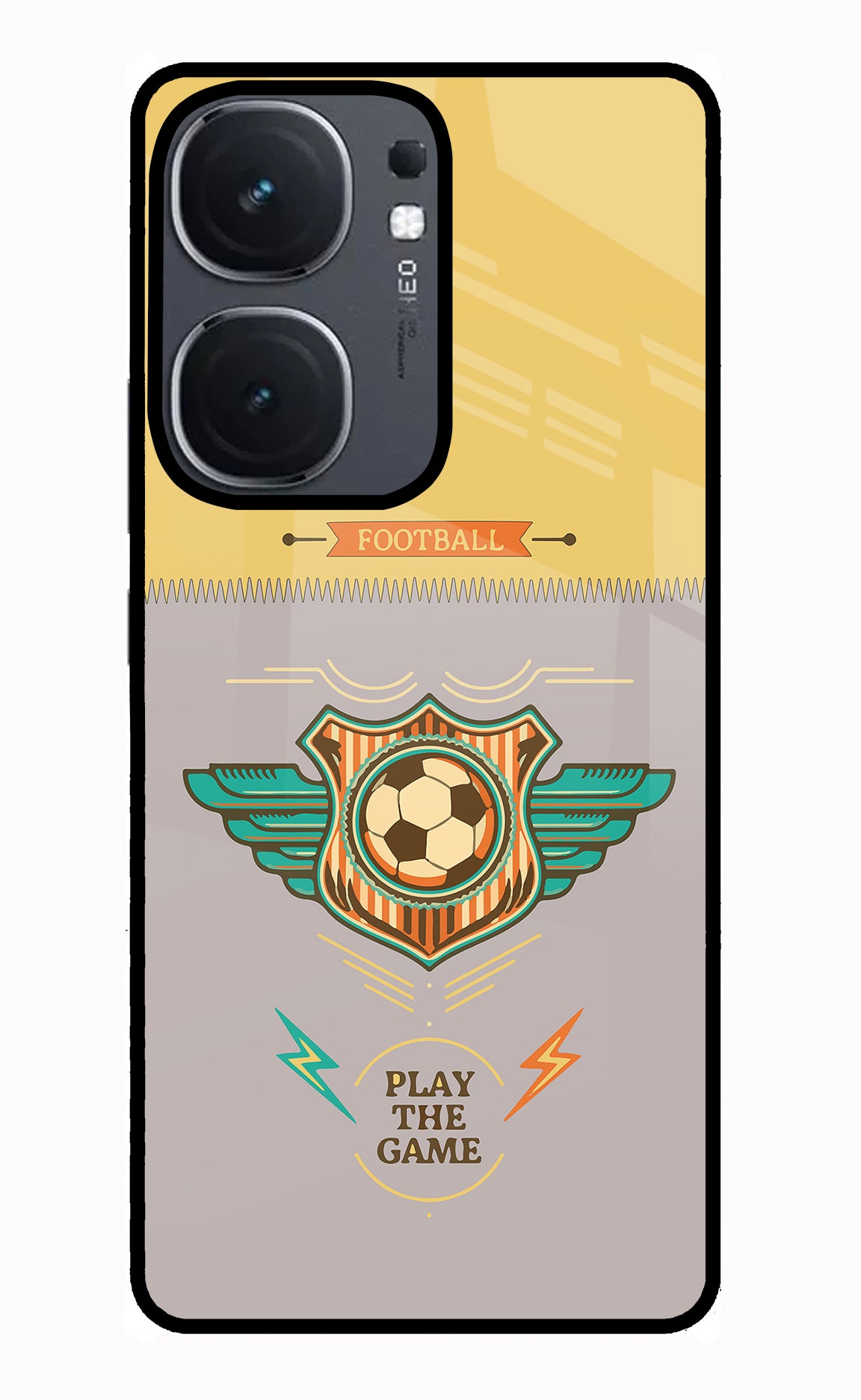 Football IQOO Neo9 Pro Glass Case