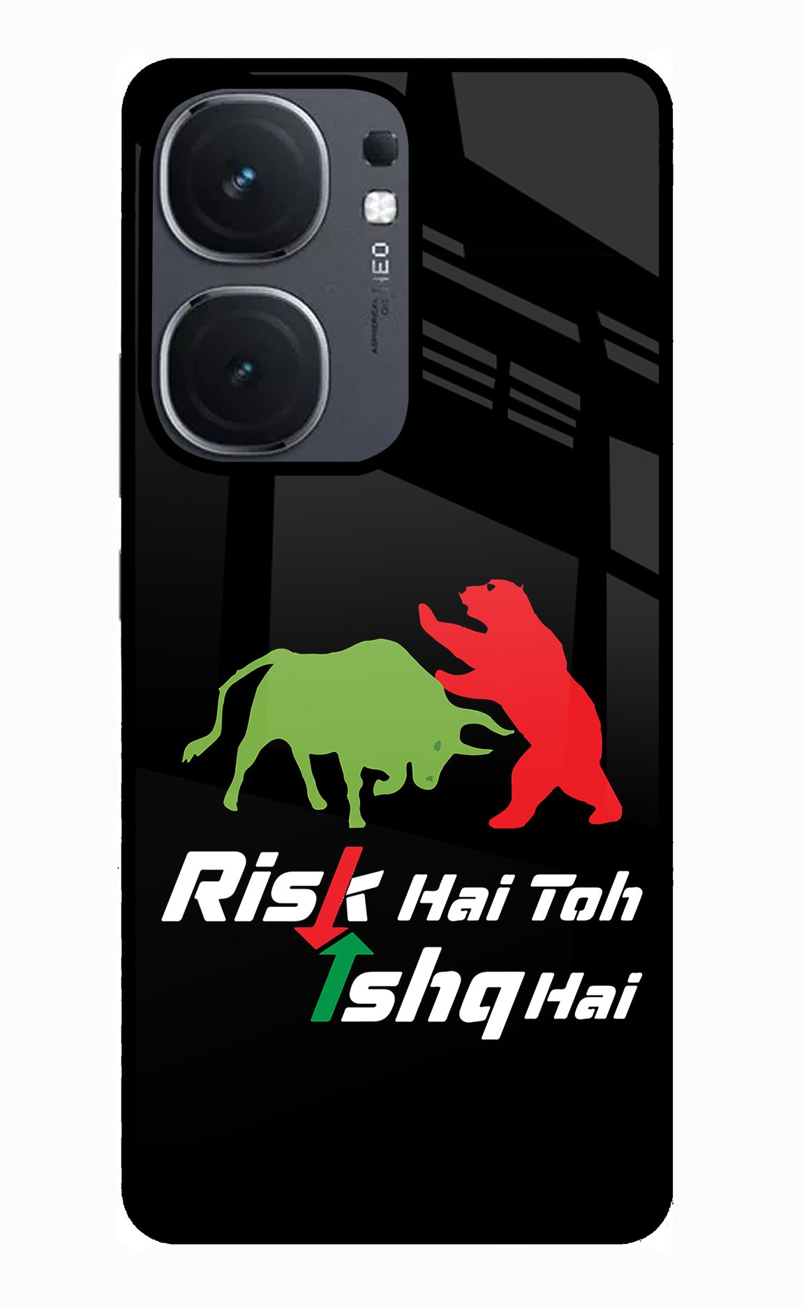 Risk Hai Toh Ishq Hai IQOO Neo9 Pro Glass Case