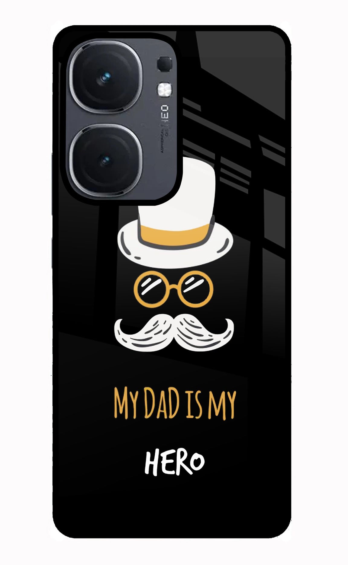 My Dad Is My Hero IQOO Neo9 Pro Glass Case