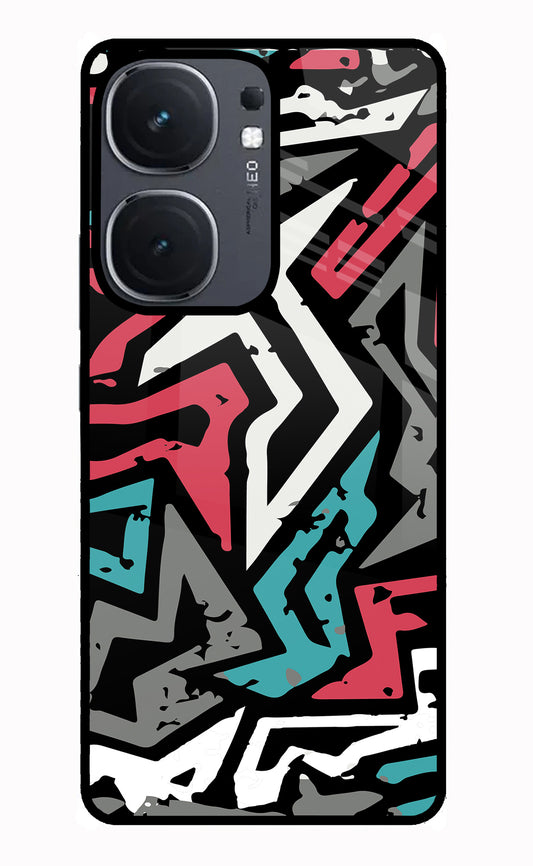 Geometric Graffiti IQOO Neo9 Pro Glass Case