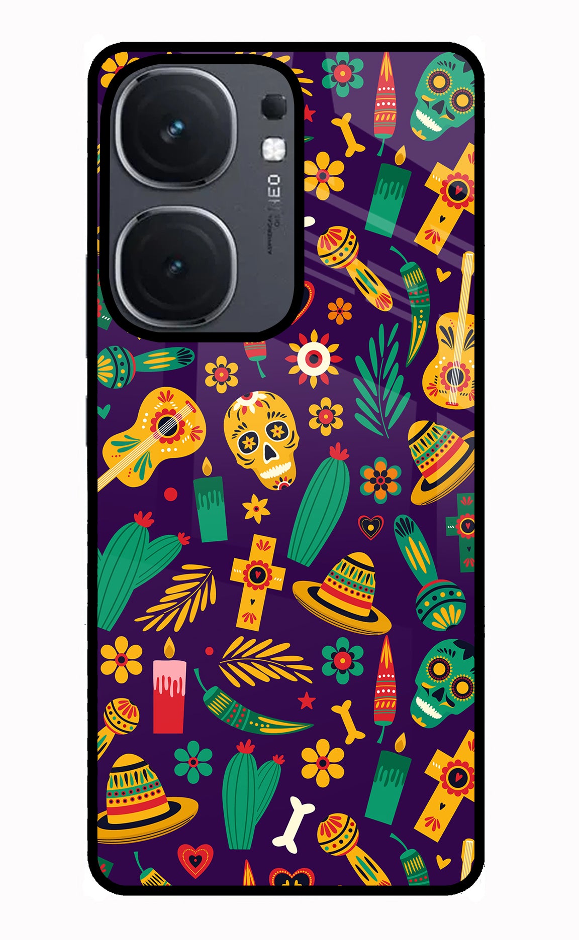 Mexican Artwork IQOO Neo9 Pro Glass Case