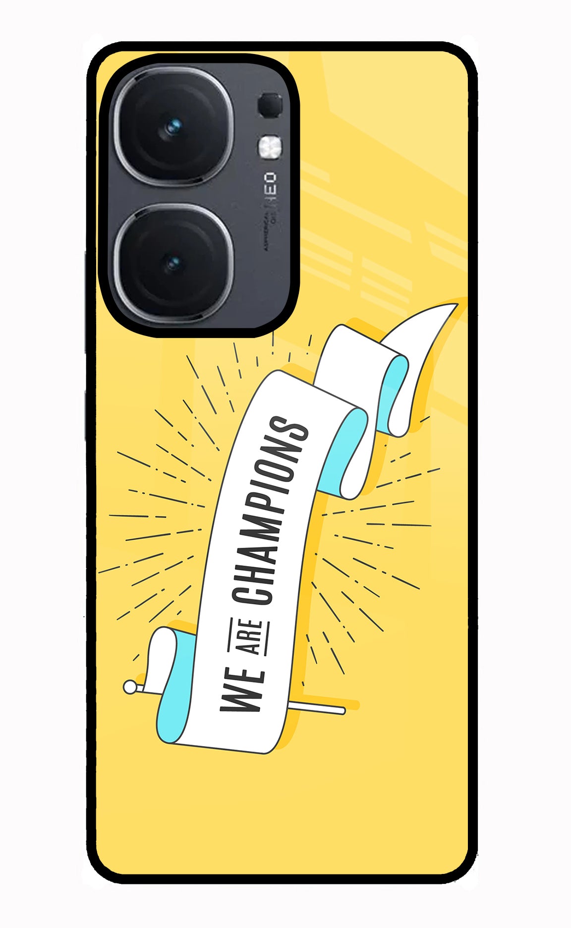 We are Champions IQOO Neo9 Pro Glass Case