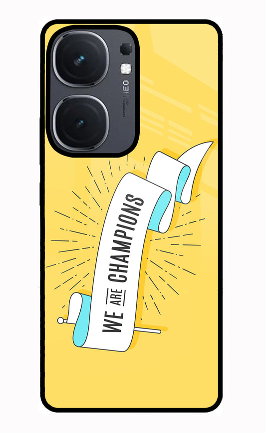 We are Champions IQOO Neo9 Pro Glass Case