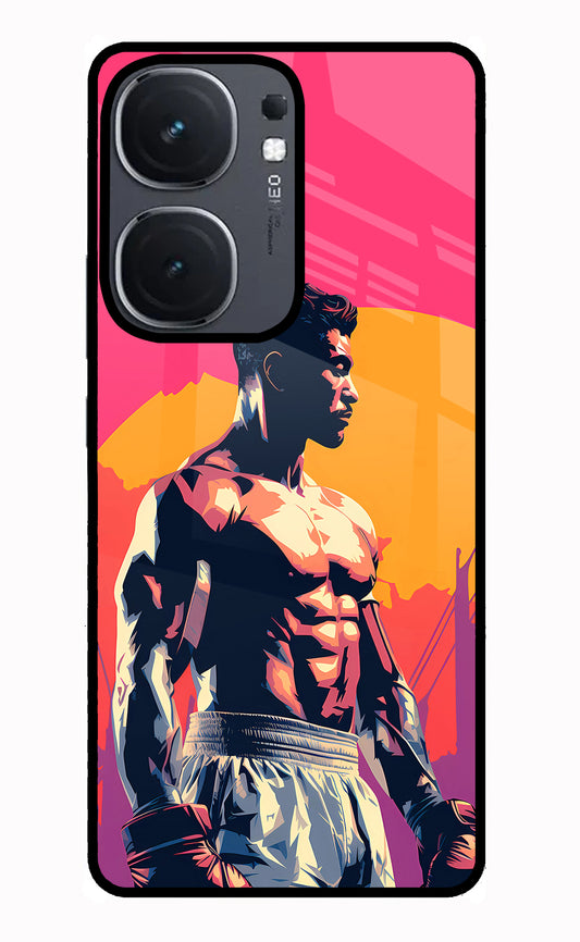 Sunset Warrior (AI Generated) IQOO Neo9 Pro Glass Case
