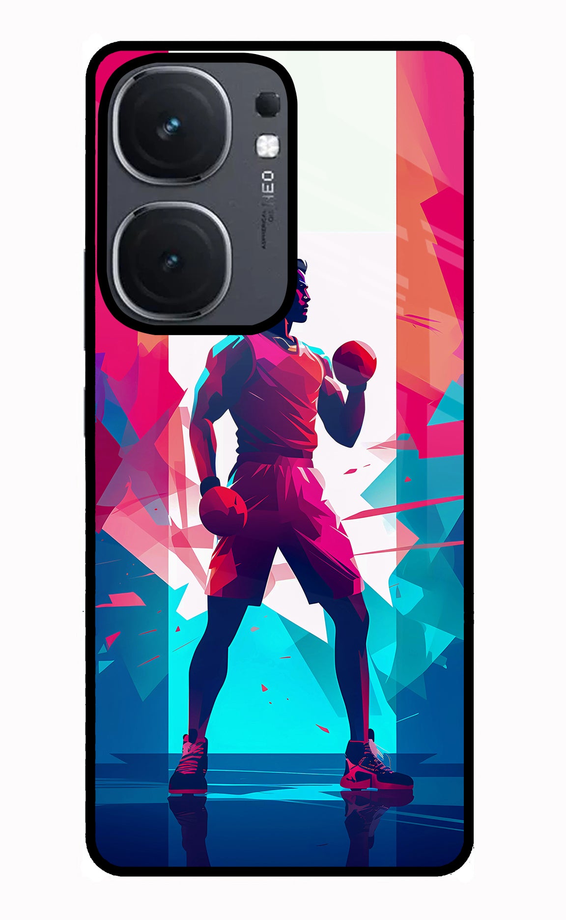 Champion Fighter (AI Generated) IQOO Neo9 Pro Glass Case