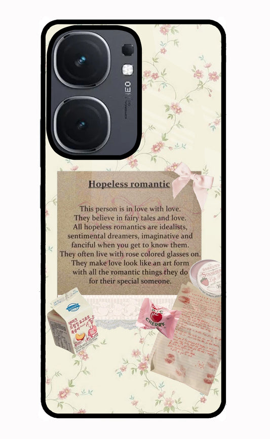 Hopeless Romantic IQOO Neo9 Pro Glass Case