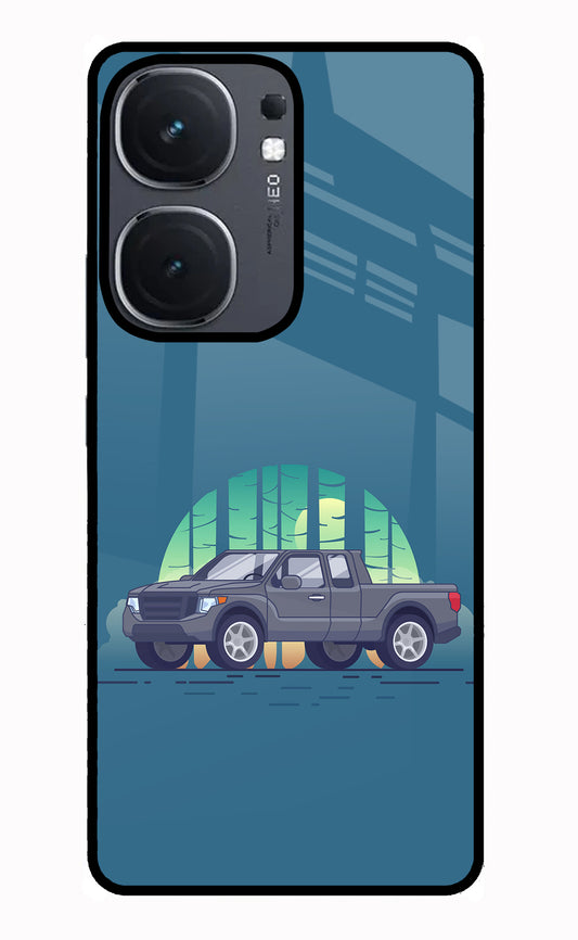 Retro Garage Vibe IQOO Neo9 Pro Glass Case