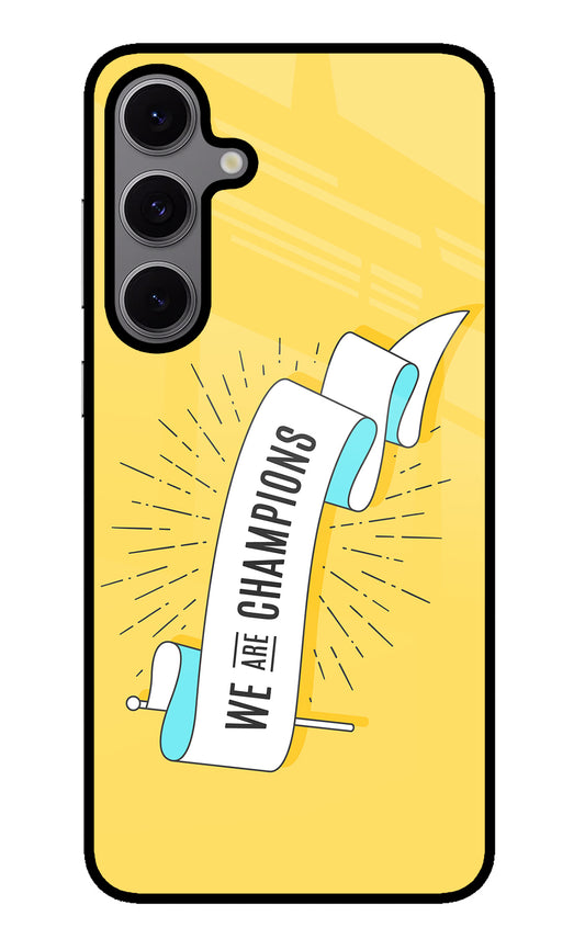 We are Champions Samsung S24 FE 5G Glass Case