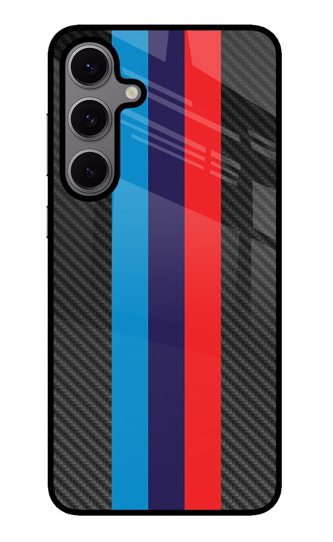 BMW Stripes Pattern Samsung S24 FE 5G Glass Case