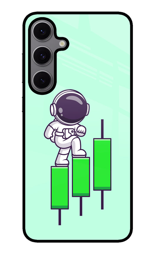 Astronaut Trader Samsung S24 FE 5G Glass Case