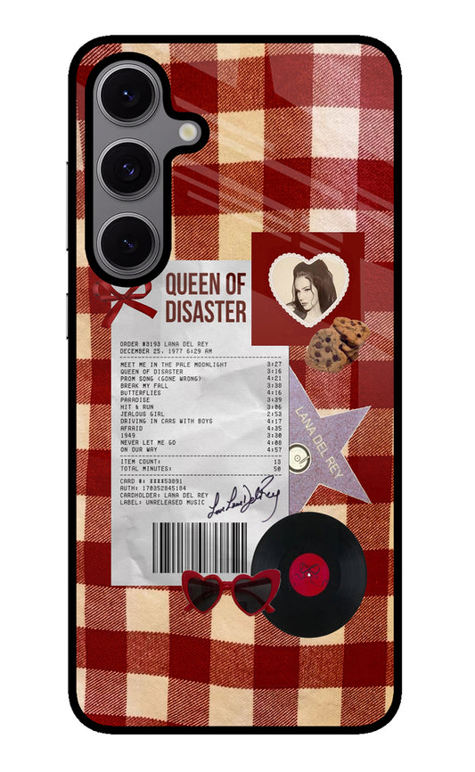 Queen of Disaster Samsung S24 FE 5G Glass Case
