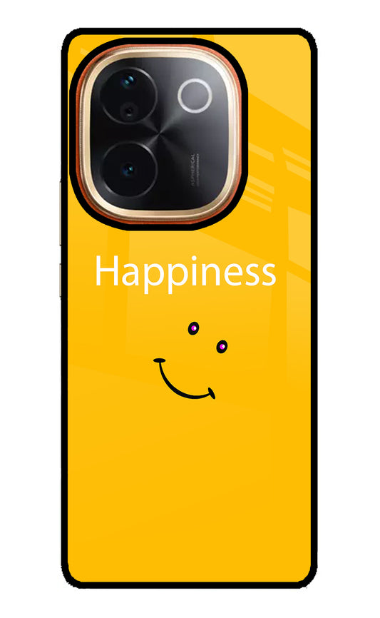 Happiness With Smiley Vivo T3 Pro 5G Glass Case