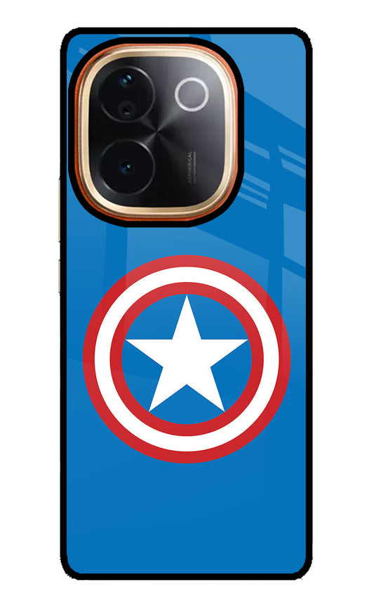 Captain America Logo Vivo T3 Pro 5G Glass Case